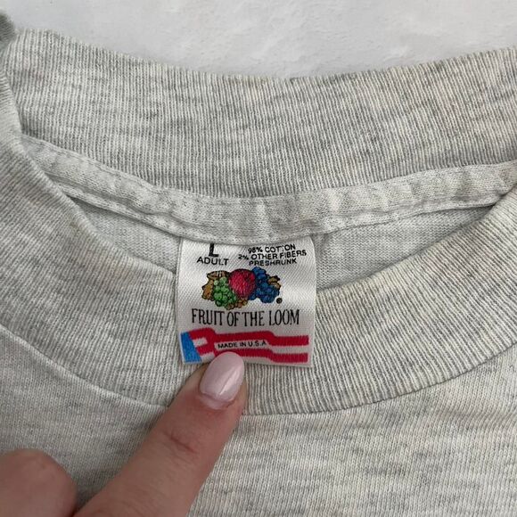 Vintage Colorado Graphic Tee Men's L 90s VTG Mountains Outdoors Oversized Unique - Picture 2 of 7